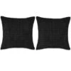 Jeu De Coussin 2 Pcs Velours 60 X 60 Cm Noir 2 -Philips Boutique jeu de coussin 2 pcs velours 60 x 60 cm noir 3666722457002 769311