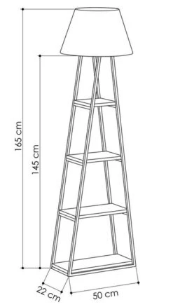 Lampadaire 4 étagères Tissu Marron Et Bois Anthracite Et Chêne Clair Kasper 165 Cm -Philips Boutique lampadaire 4 etageres tissu marron et bois anthracite et chene clair kasper 165 cm 8681875521016 1521474