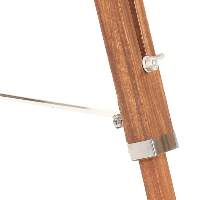 Lampadaire à Trépied Marron Miel Et Blanc Bois De Teck 141 Cm 8 Lampadaire à Trépied Marron Miel Et Blanc Bois De Teck 141 Cm – Image 6