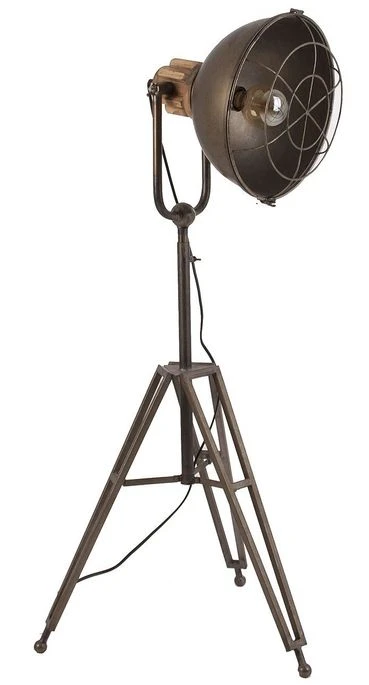 Lampadaire Industriel Métal Bronze Elouan 3 Lampadaire Industriel Métal Bronze Elouan