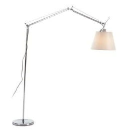 Lampadaire Industriel Métal Chromé Aviar H 200 Cm