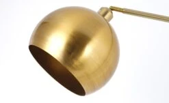 Lampadaire Métal Brossé Doré Lastra -Philips Boutique lampadaire metal brosse dore astrale 3327480054598 558061