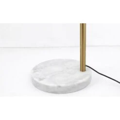 Lampadaire Métal Brossé Doré Lastra -Philips Boutique lampadaire metal brosse dore astrale 3327480054598 558067