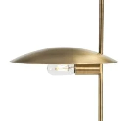 Lampadaire Métal Doré Et Pied Marbre Blanc Ticipa -Philips Boutique lampadaire metal dore et pied marbre blanc 8435471835844 575147