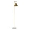Lampadaire Métal Doré Et Socle Marbre Blanc Ravih -Philips Boutique lampadaire metal dore et socle marbre blanc 8435471840206 374943