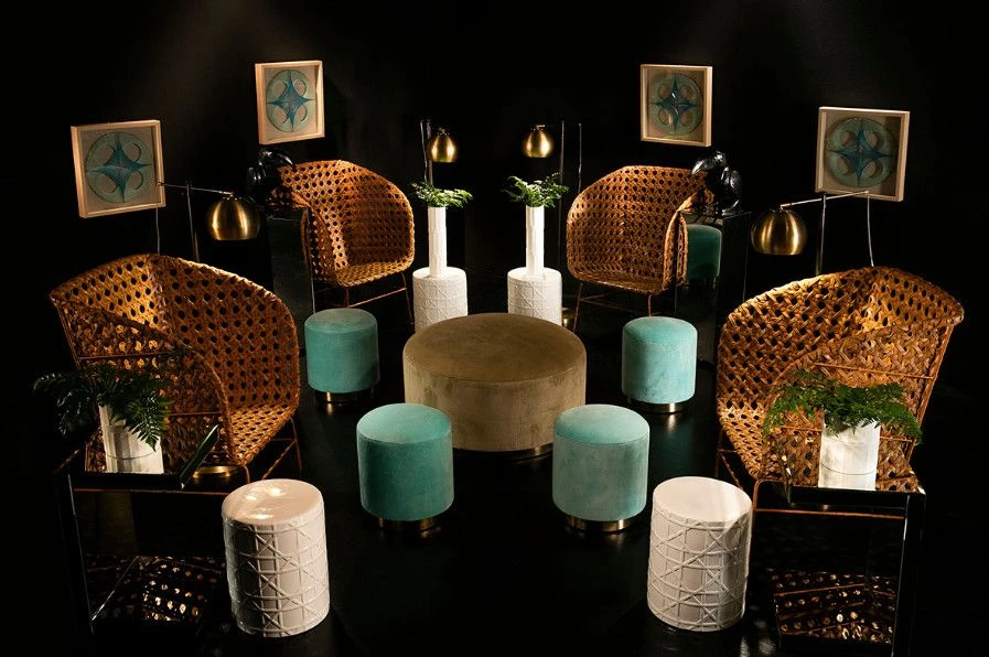 Lampadaire Métal Noir Et Doré Sarita H 170 Cm 5 Lampadaire Métal Noir Et Doré Sarita H 170 Cm – Image 3