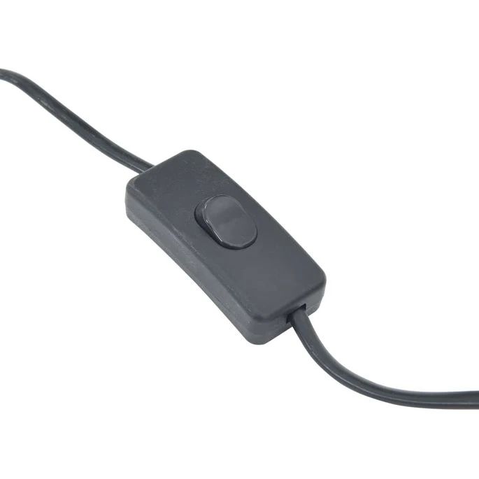 Lampadaire Sur Pied Osier Noir 84 Cm E27 6 Lampadaire Sur Pied Osier Noir 84 Cm E27 – Image 4