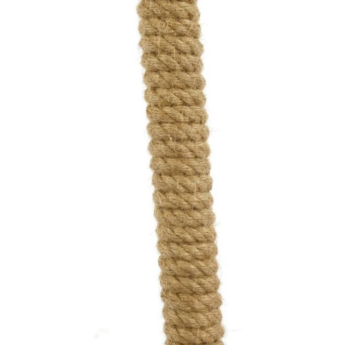 Lampadaire Tissu Blanc Et Pied Corde Rathor 10 Lampadaire Tissu Blanc Et Pied Corde Rathor – Image 8