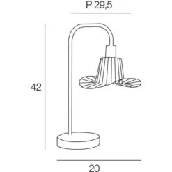 Lampe Base Ronde - Métal Peint - Ø 20 X P 30 X H 41,5 Cm - Noir -Philips Boutique lampe base ronde metal peint 20 x p 30 x h 41 5 cm noir 3188000769312 730653