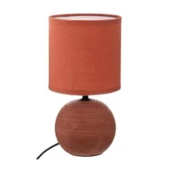 Lampe Boule Céramique Strie Timeo Terracota - H 25cm -Philips Boutique lampe boule ceramique strie timeo terracota h 25cm 3560238656600 1009610