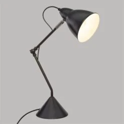 Lampe De Bureau En Métal - E27 - 25 W - H. 62 Cm - Noir -Philips Boutique lampe de bureau en metal e27 25 w h 62 cm noir 3560238704653 438317