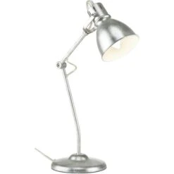 Lampe De Bureau Métal Argenté Neillo