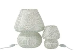 Lampe De Chevet En Verre Blanc Mosaïques Ekio - Lot De 2 11 Lampe De Chevet En Verre Blanc Mosaïques Ekio - Lot De 2 -Philips Boutique lampe de chevet en verre blanc mosaiques ekio lot de 2 5400924209582 1369032