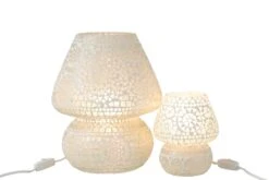 Lampe De Chevet En Verre Blanc Mosaïques Ekio - Lot De 2 12 Lampe De Chevet En Verre Blanc Mosaïques Ekio - Lot De 2 -Philips Boutique lampe de chevet en verre blanc mosaiques ekio lot de 2 5400924209582 1369033