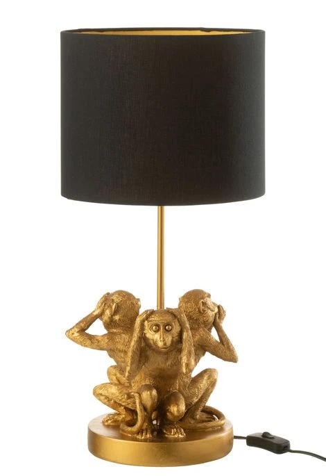 Lampe De Chevet Singe Doré Jacynthe H 1.96 Cm 3 Lampe De Chevet Singe Doré Jacynthe H 1.96 Cm
