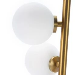 Lampe De Table Verre Blanc Et Pied Métal Doré Kitch -Philips Boutique lampe de table 22x22x61 verre blanc marbre blanc metal dore 8435471839828 574817