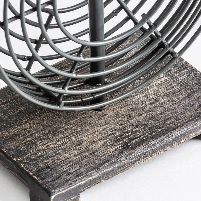 Lampe De Table Métal Blanc Et Pied Noir Zatra 5 Lampe De Table Métal Blanc Et Pied Noir Zatra – Image 3