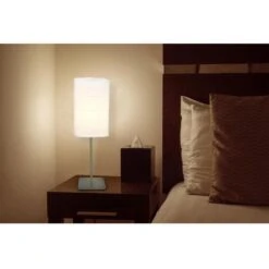 Lampe De Table Papier Blanc Et Pied Métal Gris Ravell -Philips Boutique lampe de table papier blanc et pied metal gris belgrave 3248116511059 413379