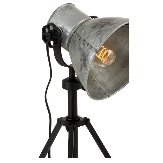 Lampe De Table Réglable Métal Gris Et Noir Verde 5 Lampe De Table Réglable Métal Gris Et Noir Verde – Image 3