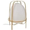 Lampe Forme Lanterne - Papier Japonais Et Bambou - H 40 X Ø 30 Cm - Blanc -Philips Boutique lampe forme lanterne papier japonais et bambou h 40 x 30 cm blanc 3188000766977 597804