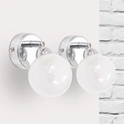 Lampe Murale 2 Pcs G9 Chromé -Philips Boutique lampe murale 2 pcs g9 chrome 8718475532248 1271101