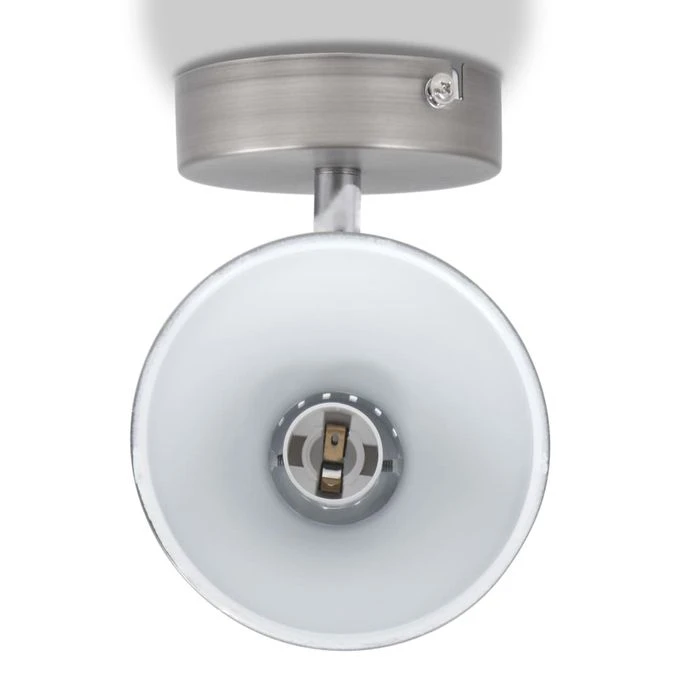 Lampe Murale 2 Pcs Pour 2 Ampoules E14 Gris 8 Lampe Murale 2 Pcs Pour 2 Ampoules E14 Gris – Image 6