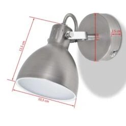 Lampe Murale 2 Pcs Pour 2 Ampoules E14 Gris 17 Lampe Murale 2 Pcs Pour 2 Ampoules E14 Gris -Philips Boutique lampe murale 2 pcs pour 2 ampoules e14 gris 8718475532514 1174606