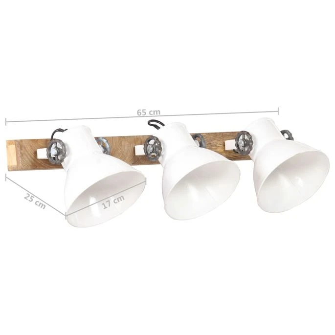 Lampe Murale Industrielle Blanc 65x25 Cm E27 13 Lampe Murale Industrielle Blanc 65x25 Cm E27 – Image 11