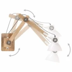 Lampe Murale Style Industriel Blanc Rond E27 -Philips Boutique lampe murale style industriel blanc rond e27 3666722778398 1167113