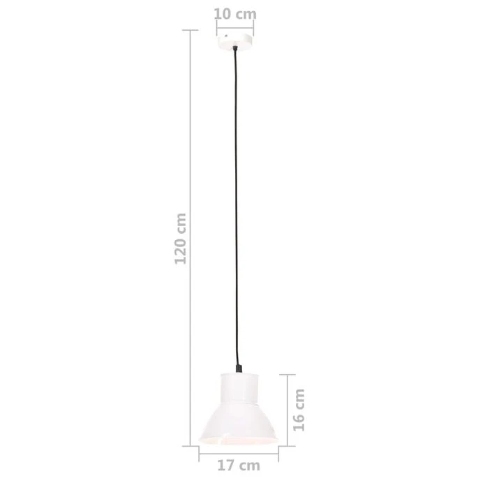 Lampe Suspendue 25 W Blanc Rond 17 Cm E27 11 Lampe Suspendue 25 W Blanc Rond 17 Cm E27 – Image 9
