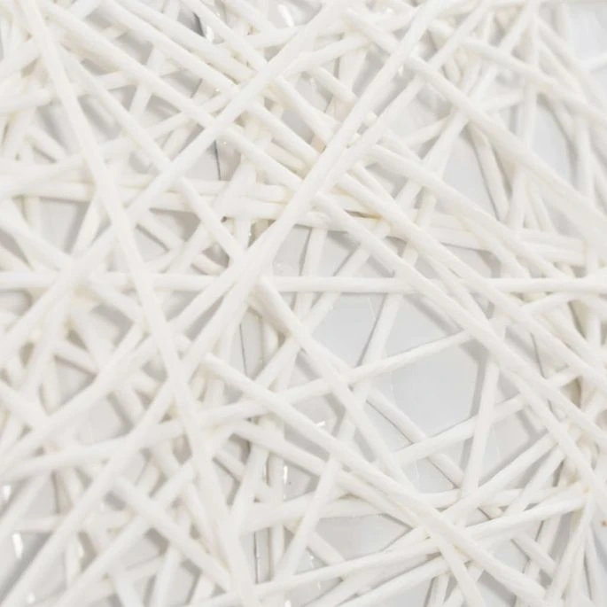 Lampe Suspendue Blanc Et Doré Ø50 Cm E27 4 Lampe Suspendue Blanc Et Doré Ø50 Cm E27 – Image 2