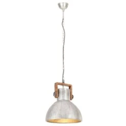 Lampe Suspendue Industrielle 25 W Argenté Rond 40 Cm E27 -Philips Boutique lampe suspendue industrielle 25 w argente rond 40 cm e27 3666722778961 949943