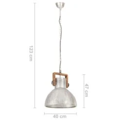 Lampe Suspendue Industrielle 25 W Argenté Rond 40 Cm E27 -Philips Boutique lampe suspendue industrielle 25 w argente rond 40 cm e27 3666722778961 949949