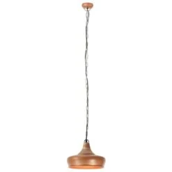 Lampe Suspendue Industrielle Cuivre Fer Et Bois Solide 26cm E27 14 Lampe Suspendue Industrielle Cuivre Fer Et Bois Solide 26cm E27 -Philips Boutique lampe suspendue industrielle cuivre fer et bois solide 26cm e27 8720286071571 952236