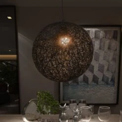 Lampe Suspendue Noir Sphère 35 Cm E27 -Philips Boutique lampe suspendue noir sphere 35 cm e27 8719883586229 550075