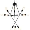 Lampe Suspension 12 Branches Métal Noir Gary L 73 X H 92 X P 73 Cm 2 Lampe Suspension 12 Branches Métal Noir Gary L 73 X H 92 X P 73 Cm -Philips Boutique lampe suspension 12 branches metal noir 8435471828532 239393