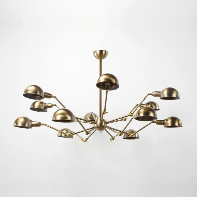 Lampe Suspension Araignée 12 Branches Métal Doré Cly H 65 Cm 3 Lampe Suspension Araignée 12 Branches Métal Doré Cly H 65 Cm