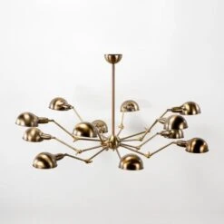 Lampe Suspension Araignée 12 Branches Métal Doré Cly H 65 Cm 5 Lampe Suspension Araignée 12 Branches Métal Doré Cly H 65 Cm -Philips Boutique lampe suspension araignee 12 branches metal dore cly h 65 cm 8435471811848 239856