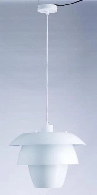 Lampe Suspension Métal Blanc Ida 38 Cm 4 Lampe Suspension Métal Blanc Ida 38 Cm – Image 2