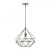 Lampe Suspension Métal Doré Charme L 40 X H 37 X P 40 Cm -Philips Boutique lampe suspension metal dore 8435471820048 239874