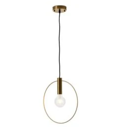 Lampe Suspension Métal Doré Veronica L 36 X H 38 X P 36 Cm