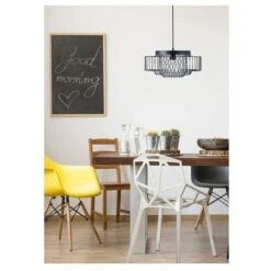 Lampe Suspension Métal Noir Skys -Philips Boutique lampe suspension metal noir cage 3248116622304 413679