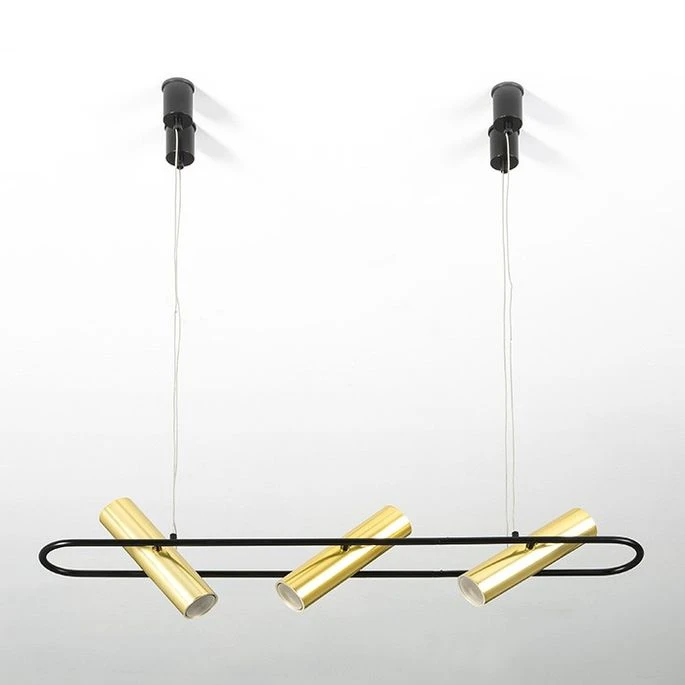 Lampe Suspension Métal Noir Et Doré Egaly L 90 X H 200 X P 10 Cm 3 Lampe Suspension Métal Noir Et Doré Egaly L 90 X H 200 X P 10 Cm