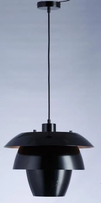 Lampe Suspension Métal Noir Ida 38 Cm 4 Lampe Suspension Métal Noir Ida 38 Cm – Image 2