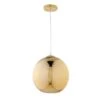Lampe Suspension Moderne Boule Verre Doré Sarie D 30 Cm 1 Lampe Suspension Moderne Boule Verre Doré Sarie D 30 Cm -Philips Boutique lampe suspension moderne boule verre dore sarie d 30 cm 8435471811961 239862