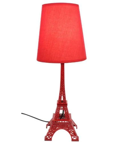 Lampe De Chevet Tour Eiffel Rouge Métal H 25.5 Cm 3 Lampe De Chevet Tour Eiffel Rouge Métal H 25.5 Cm