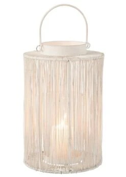 Devant -Philips Boutique lanterne moyenne metal blanc leyla h 38 5 cm 5400924220914 1324753