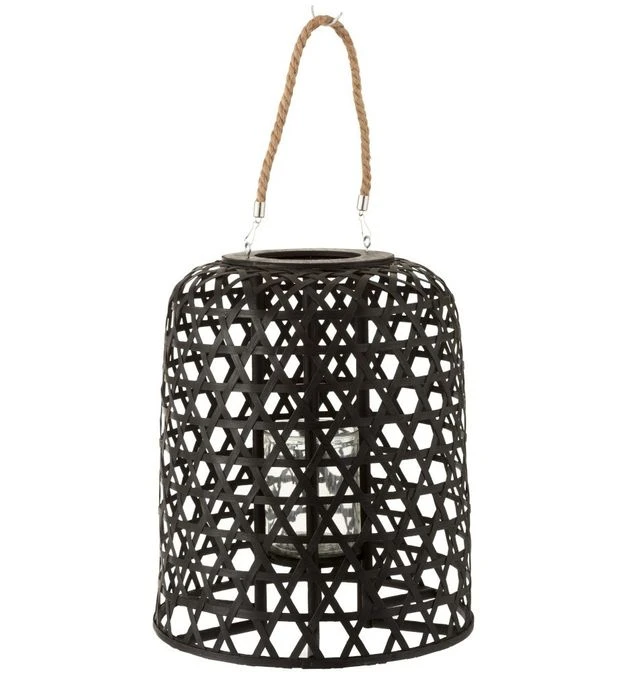 Lanterne Suspendue Bois Massif Noir Mat Ocel 3 Lanterne Suspendue Bois Massif Noir Mat Ocel