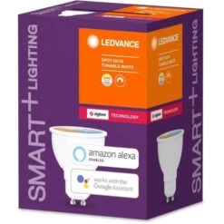 LEDVANCE Ampoule SMART+ ZigBee SPOT 50W GU10 /VARIATION DE BLANCS -Philips Boutique ledvance ampoule smart zigbee spot 50w gu10 variation de blancs 4058075208438 753656