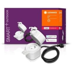LEDVANCE SMART+ ZigBee OUTDOOR PLUG /Prise Extérieure Connectée -Philips Boutique ledvance smart zigbee outdoor plug prise exterieure connectee 4058075209985 753713